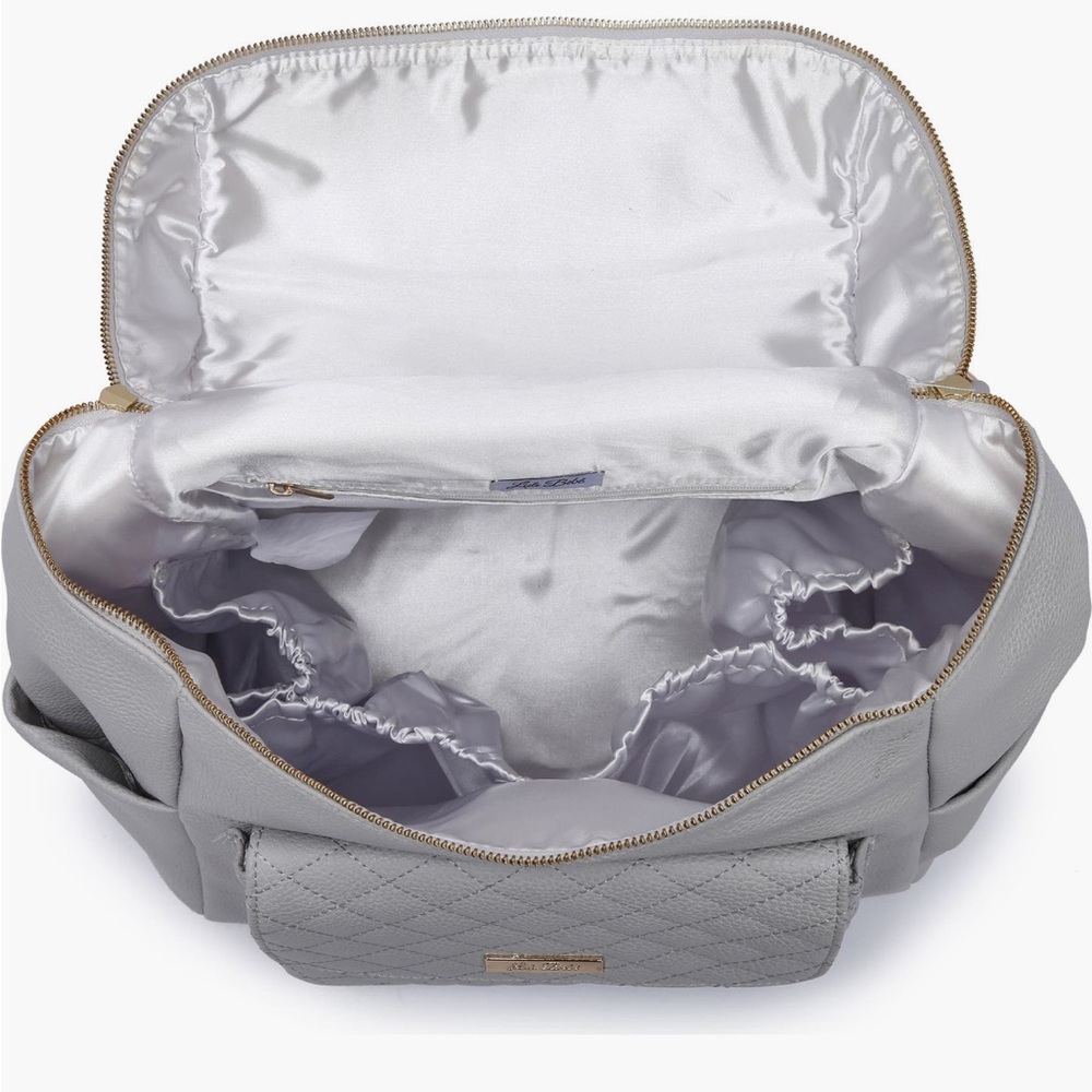 Luli Bebé Monaco Faux Leather Diaper Backpack - Picture 4 of 11